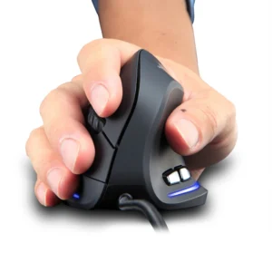 ZELOTES T20 Vertical Ergonomic Gaming Mouse – 3200 DPI, 6 Buttons