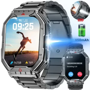 2026 Fashion 2.1 Inch AMOLED Smart Watch Men