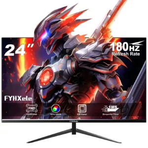 FYHXele 24Inch 180Hz Gaming Monitor 1K FHD Display