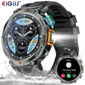 EIGIIS KE3 2025 New Bluetooth Smartwatch w/ Full Touch Screen